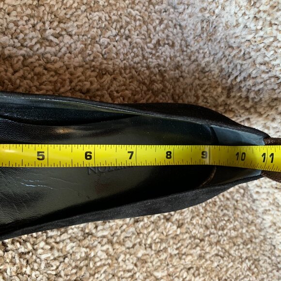 Louis Vuitton Uniform Women's Black Suede Ballerina Flats - Picture 14 of 16